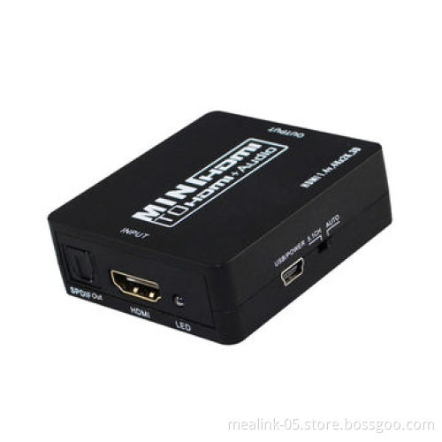 Mini HDMI 1.4 to HDMI & Audio RepeaterNew